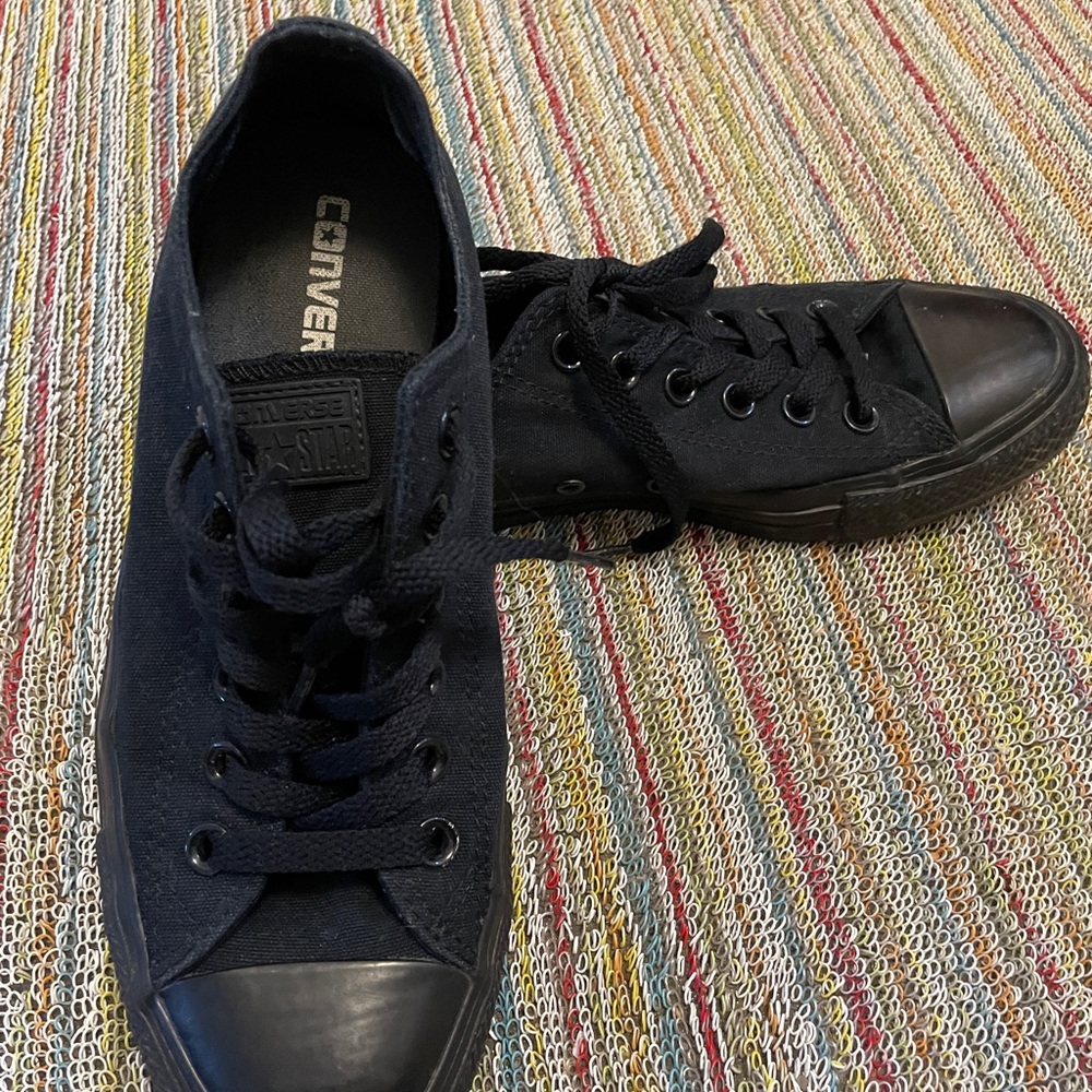 Converse All Black Sneakers - women’s 7.5